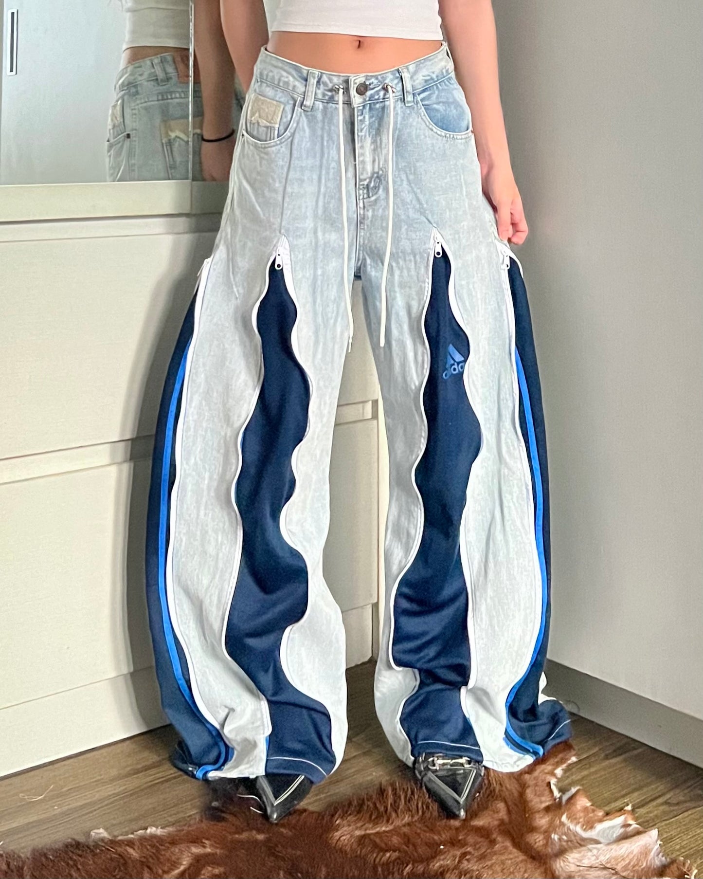 Zipper Pants 092