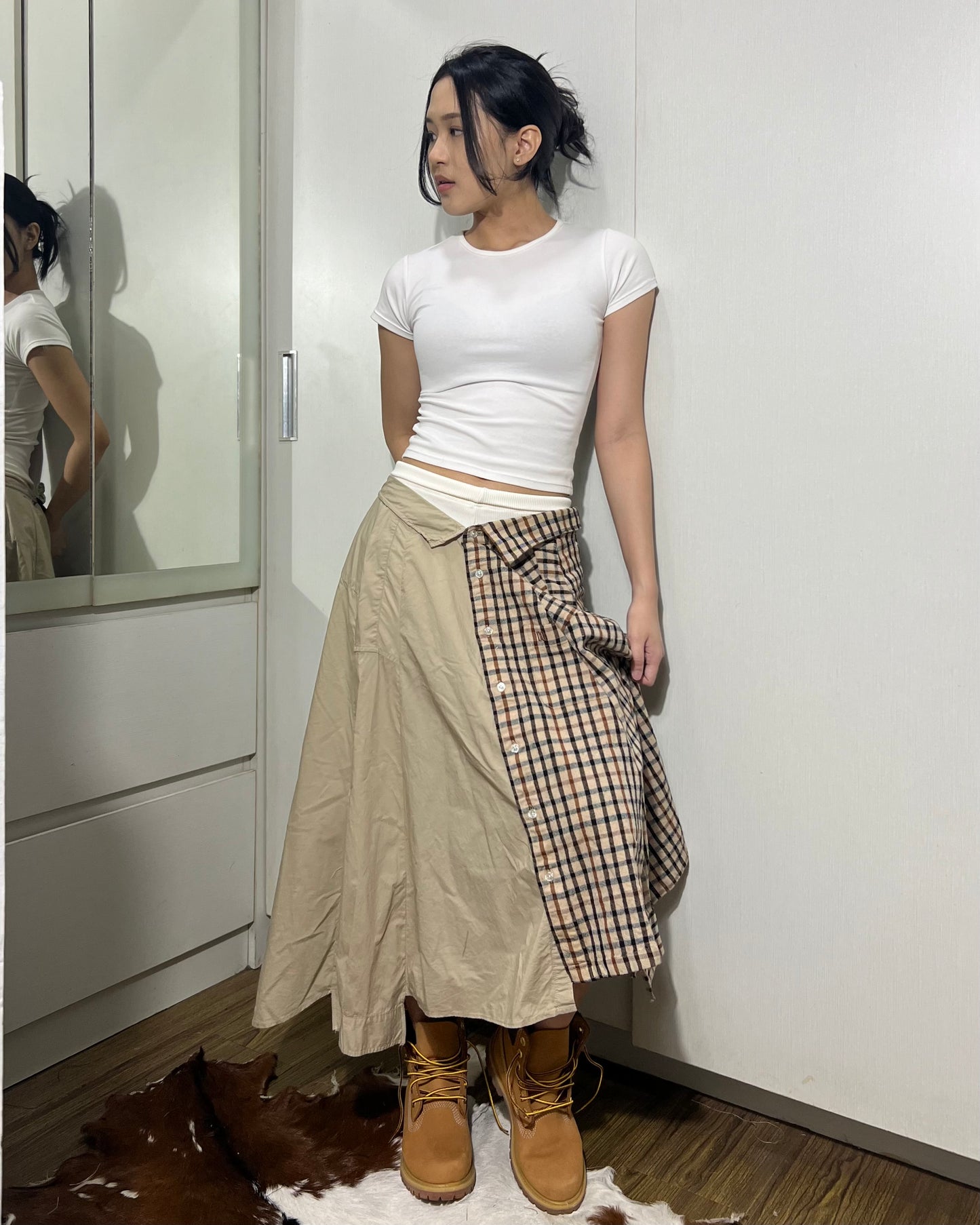 Button-up Maxi Skirt 017