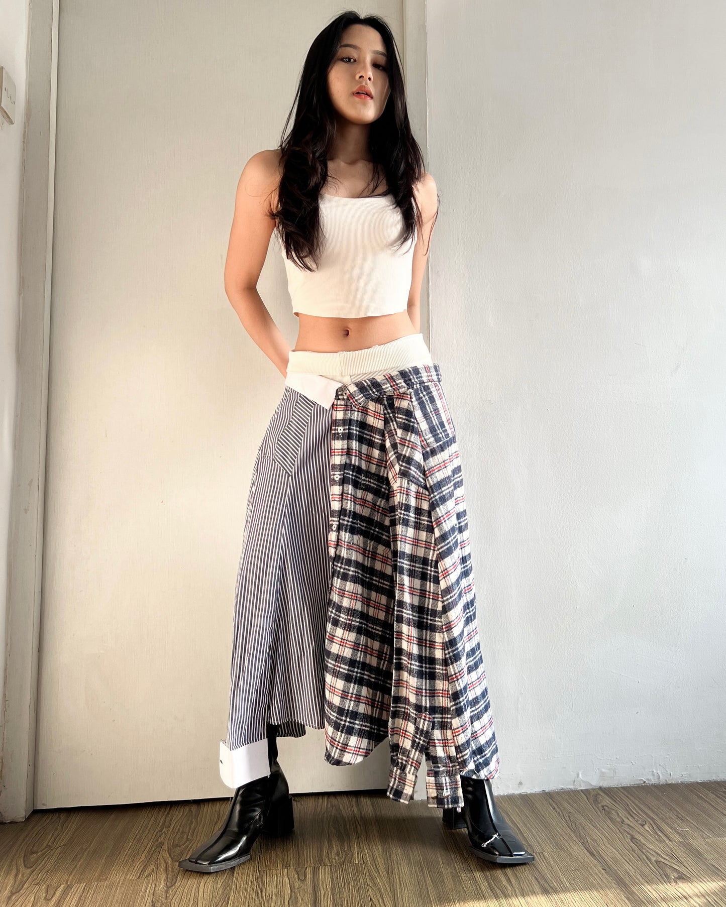 Button-up Maxi Skirt 032