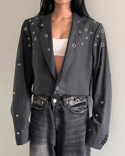 Eyelet Blazer 003