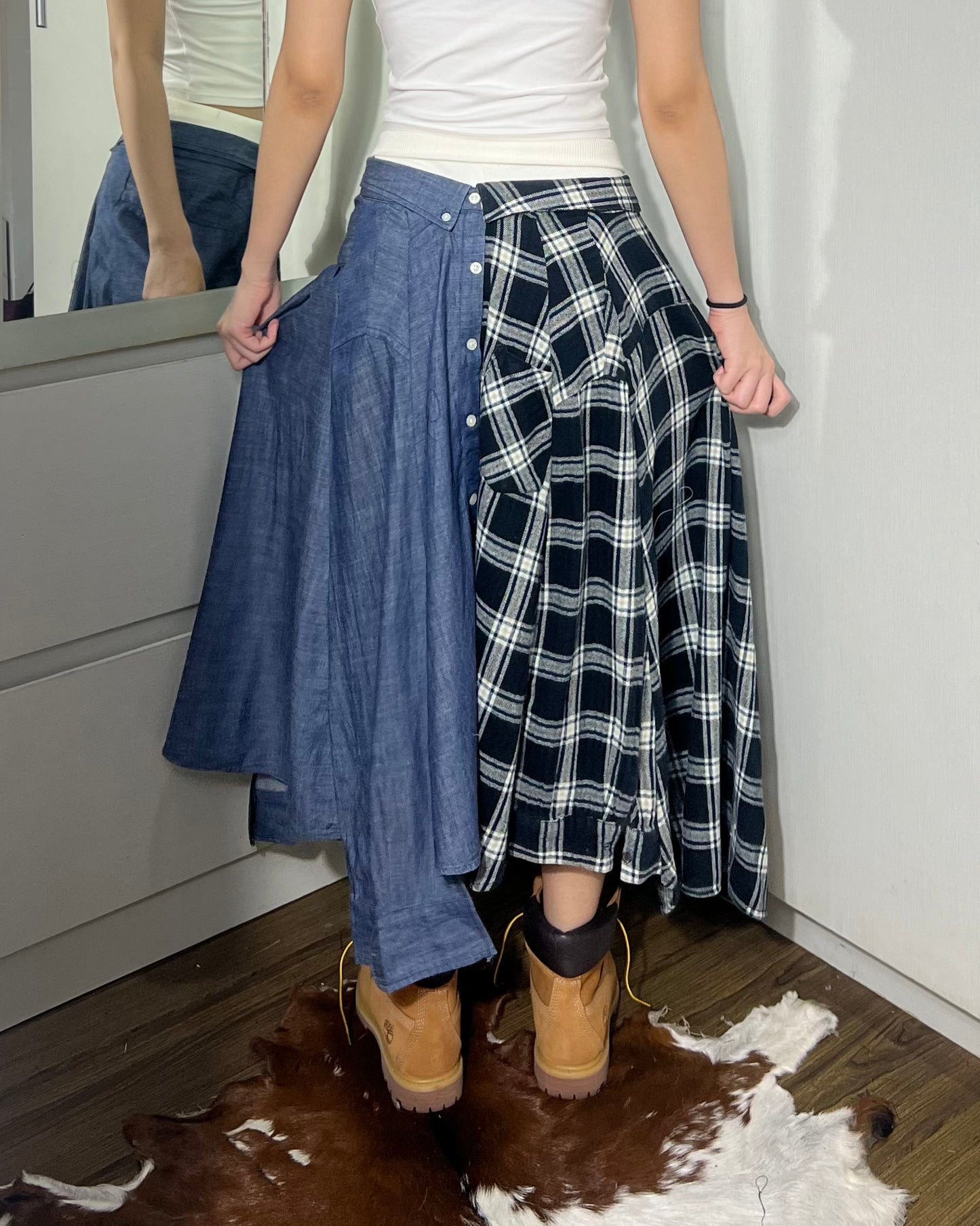 Button-up Maxi Skirt 015