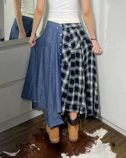 Button-up Maxi Skirt 015