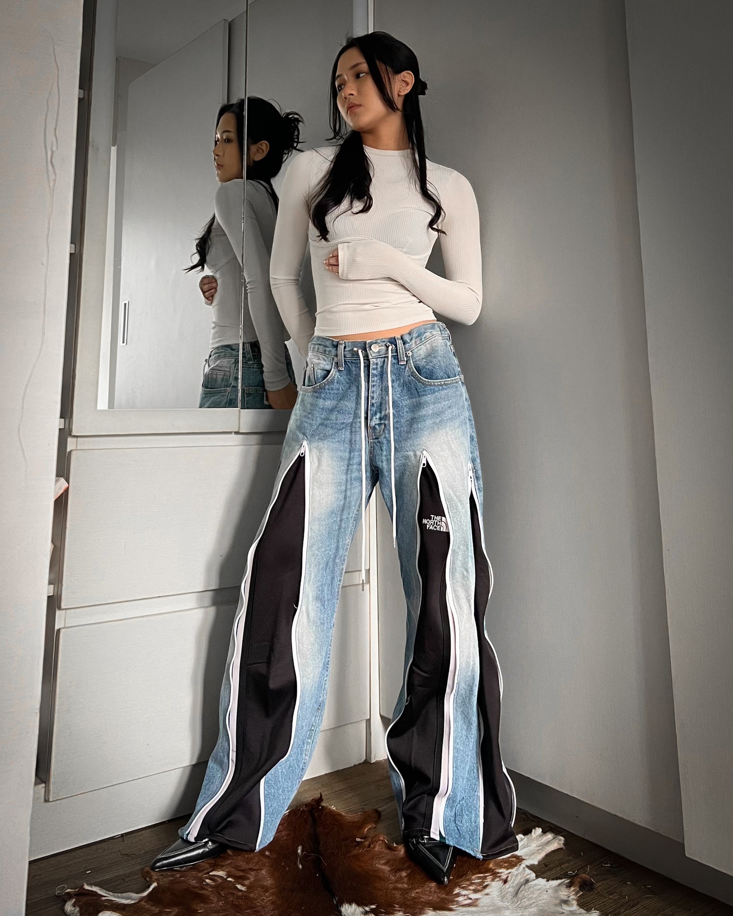 Zipper Pants 072