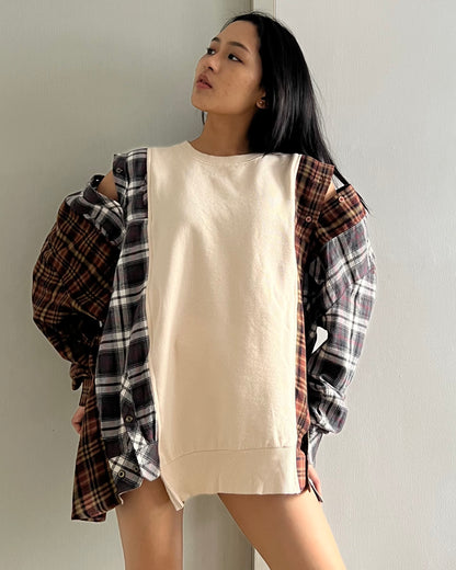 Flannel Sweater 062