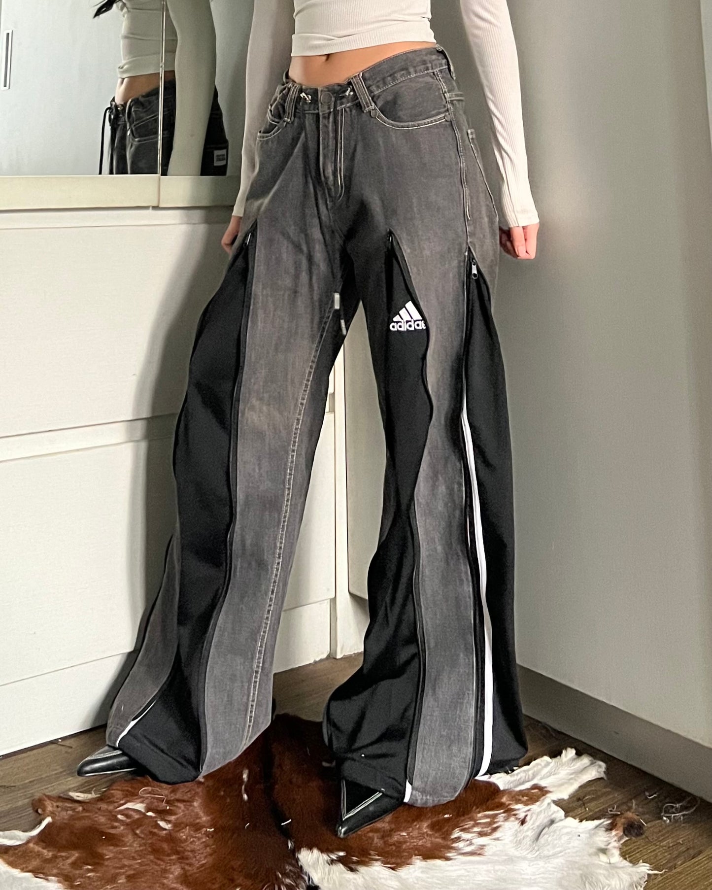 Zipper Pants 068
