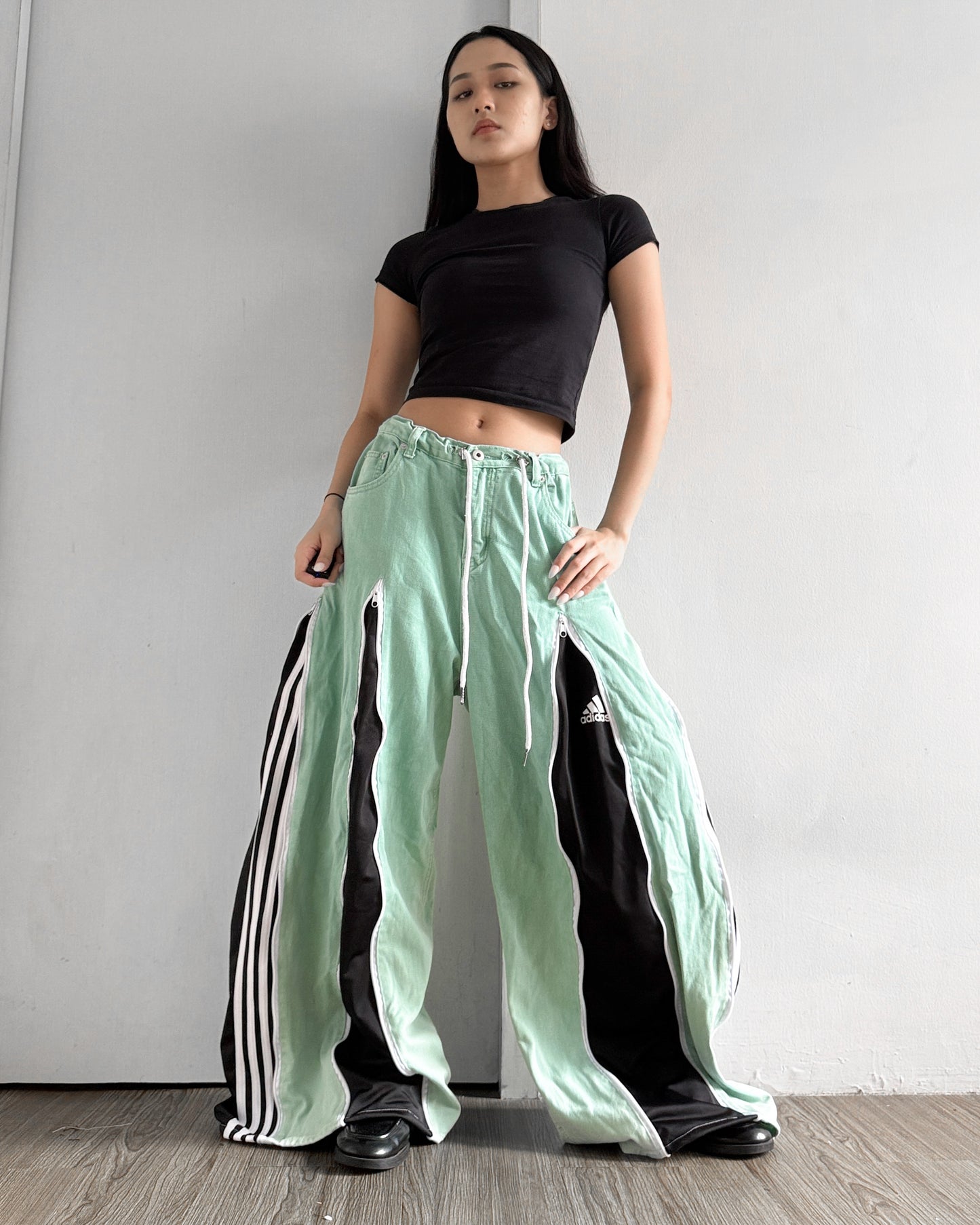 [BIG SIZE] Zipper Pants 0278