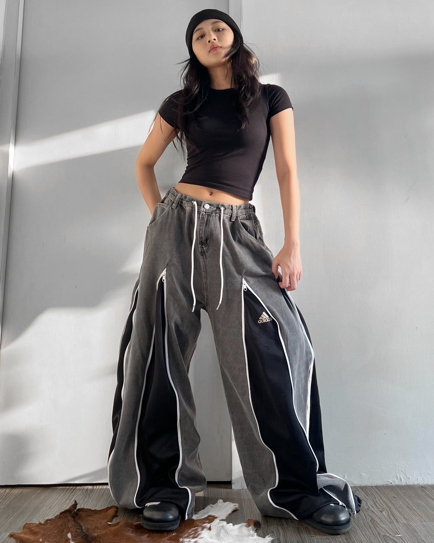 [BIG SIZE] Zipper Pants 0142