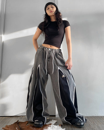 [BIG SIZE] Zipper Pants 0142