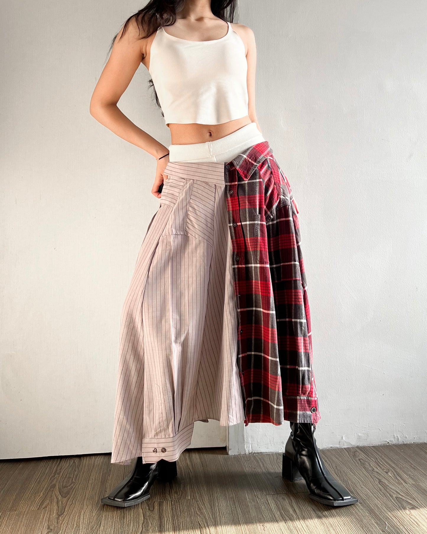 Button-up Maxi Skirt 030