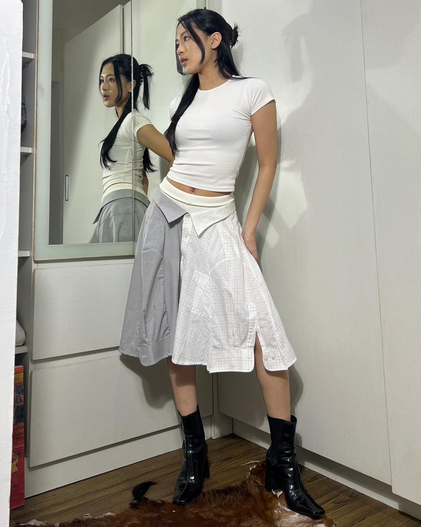 Button-up Skirt 001