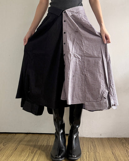 Button-up Maxi Skirt 079