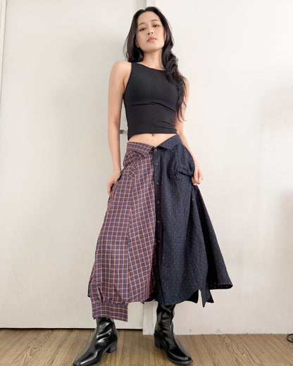 Button-up Maxi Skirt 074