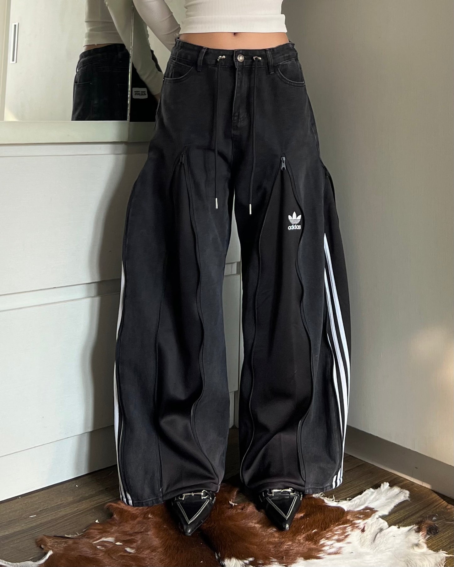 Zipper Pants 086