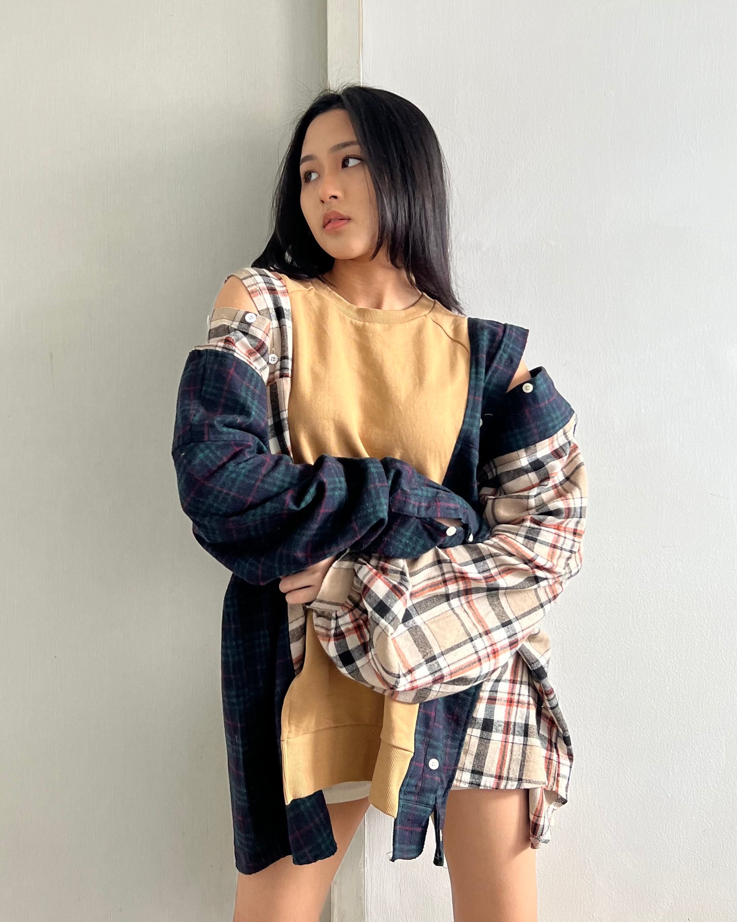 Flannel Sweater 049