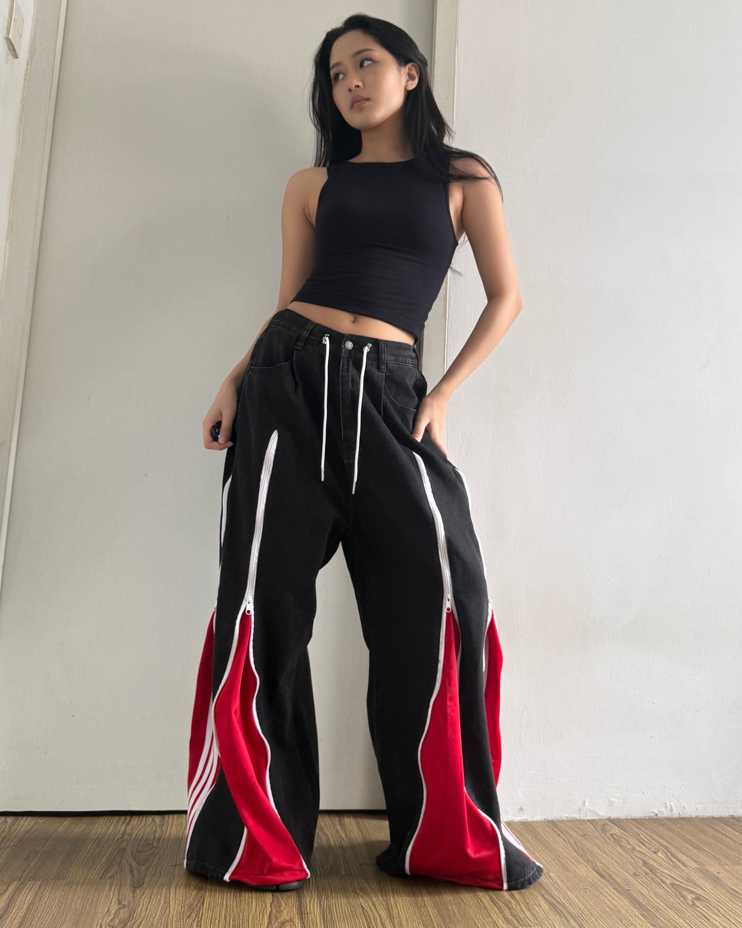 [BIG SIZE] Zipper Pants 0239