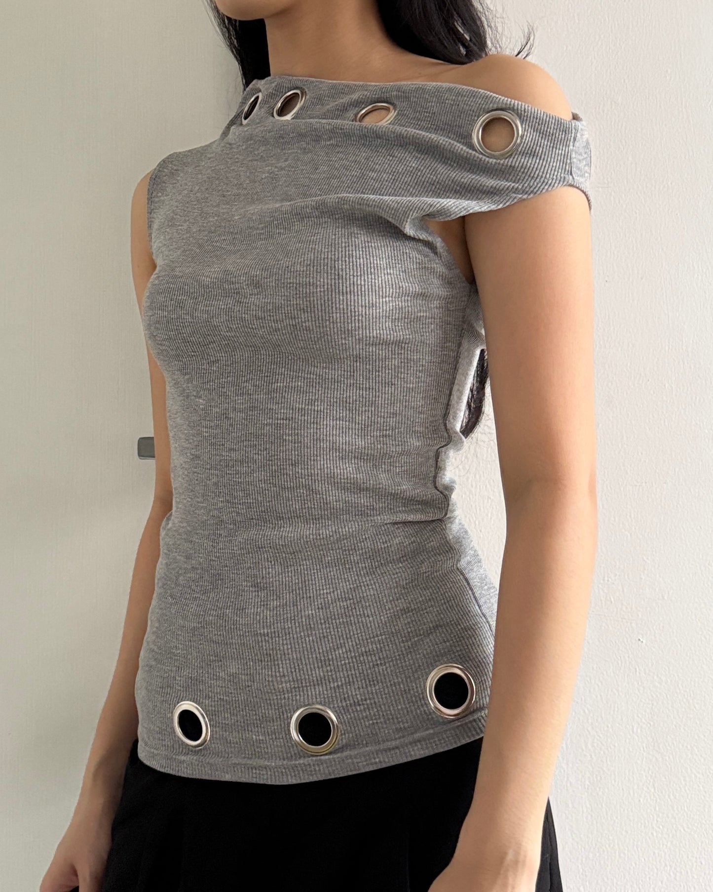 BULLET CURVE TOP - GREY