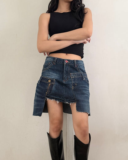 Doubled Mini Skirt 003