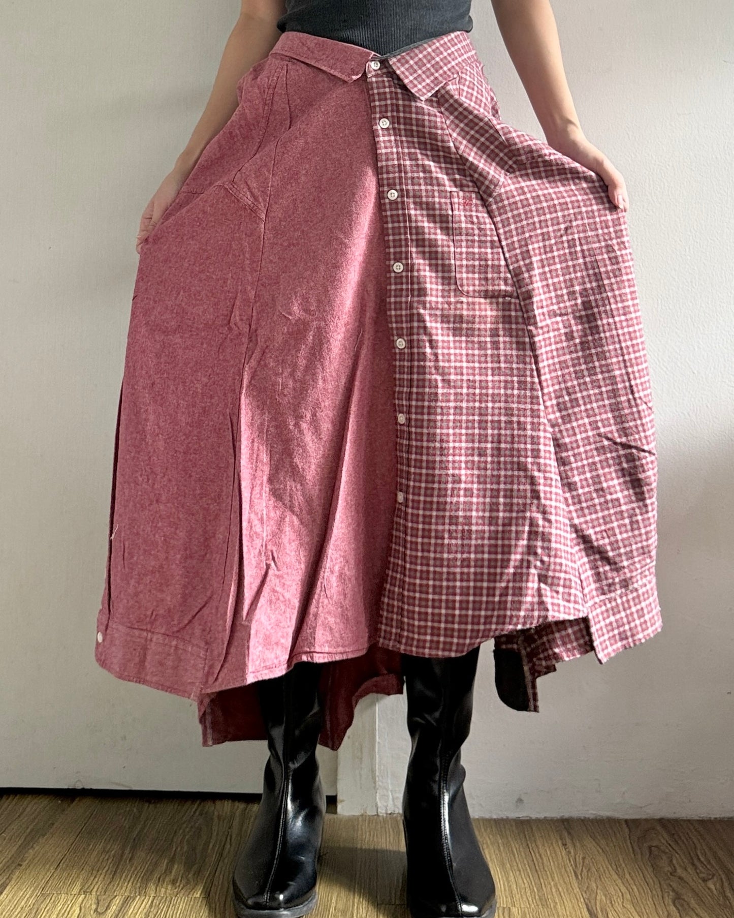 Button-up Maxi Skirt 082