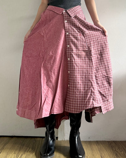 Button-up Maxi Skirt 082