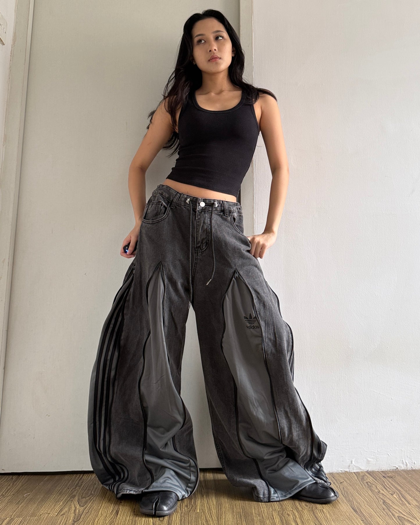 [BIG SIZE] Zipper Pants 0258