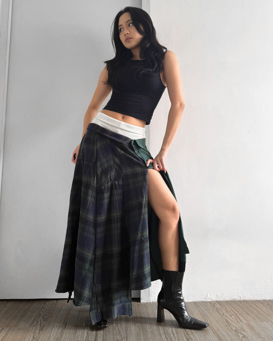 Button-up Maxi Skirt 044