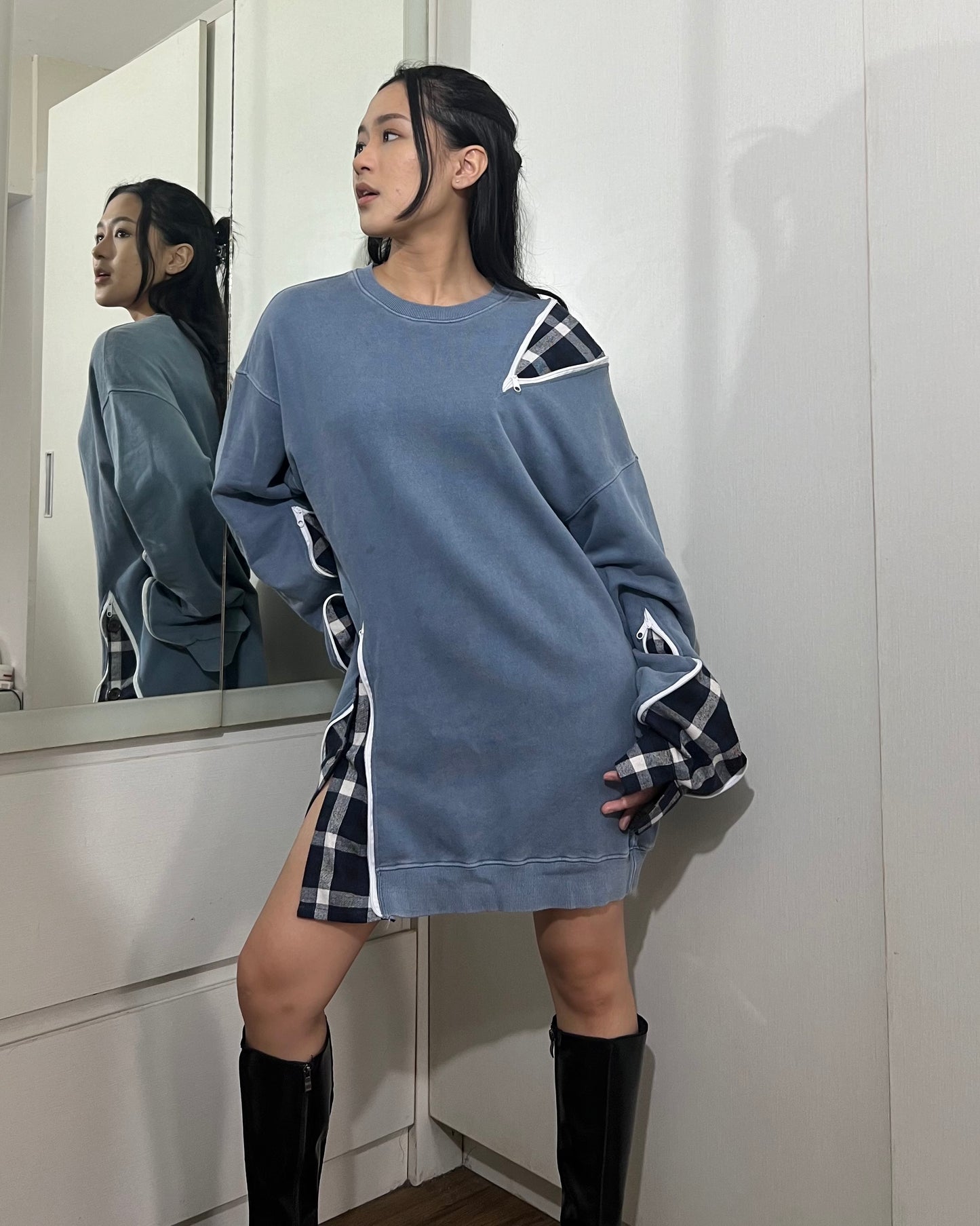 Zipper Sweater 005