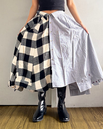 Button-up Maxi Skirt 066