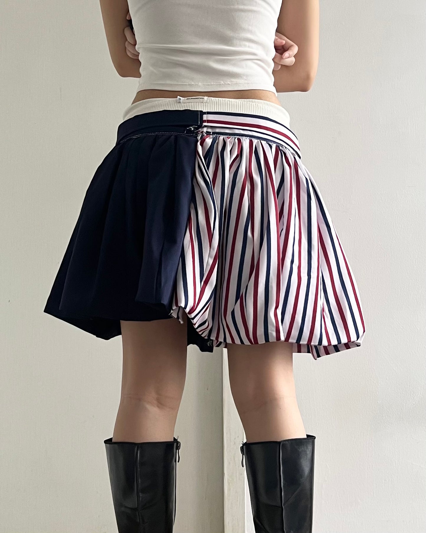 Button-up Balloon Skirt 002