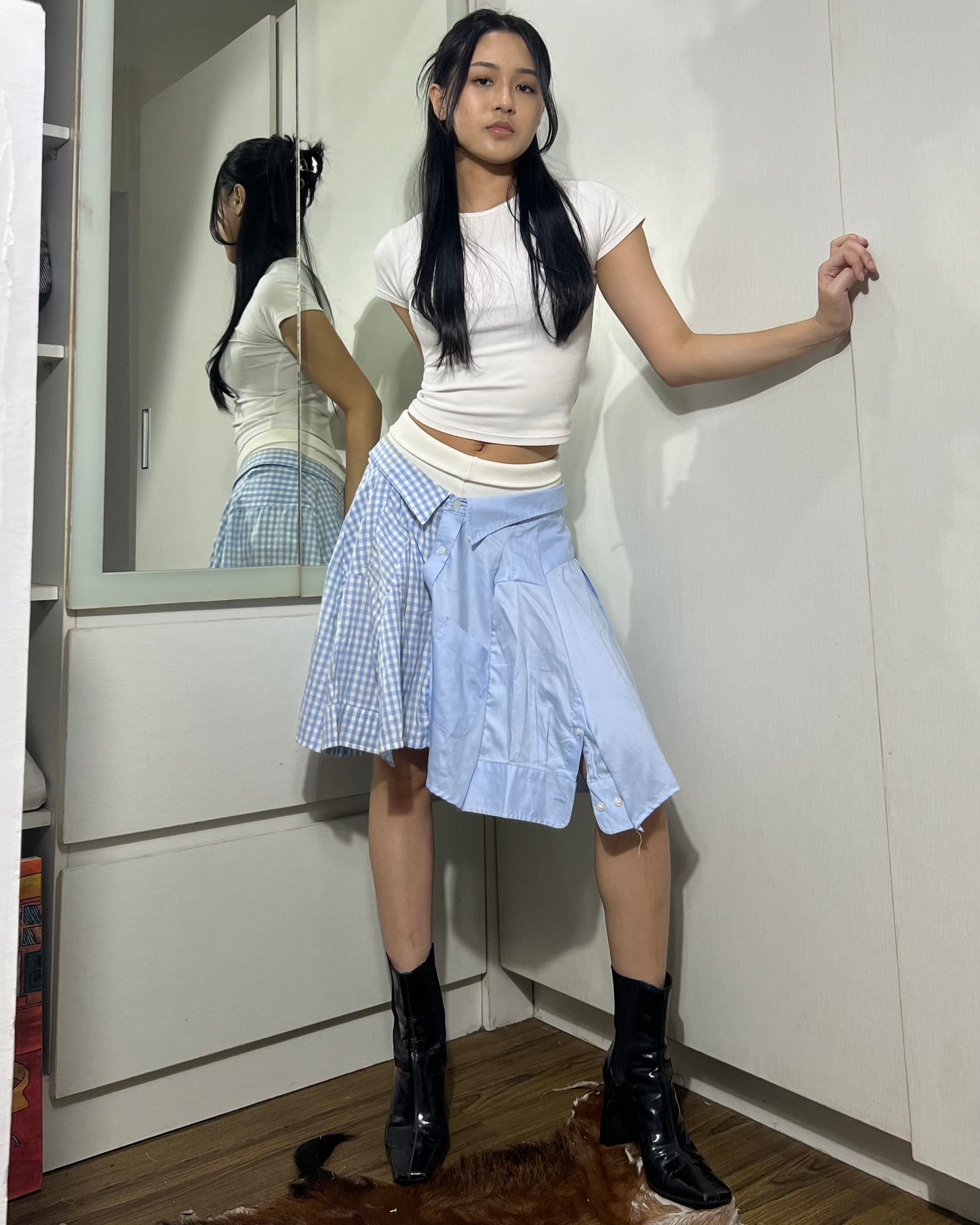 Button-up Skirt 002