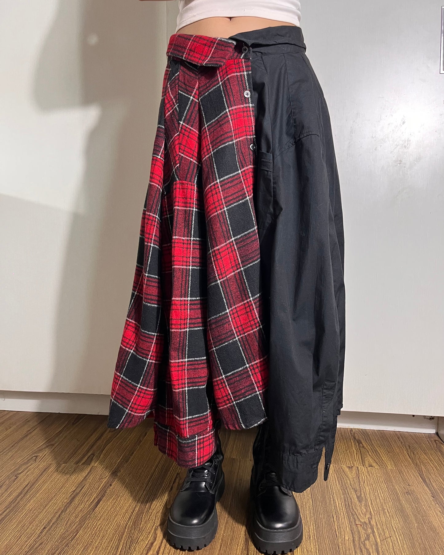 Button-up Maxi Skirt 007
