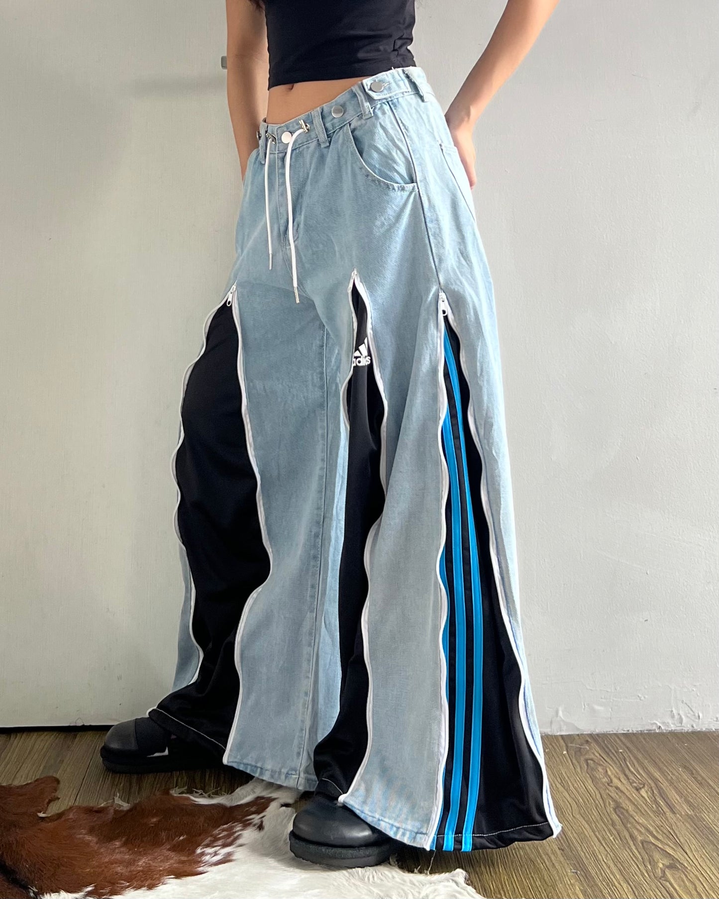 [BIG SIZE] Zipper Pants 0139