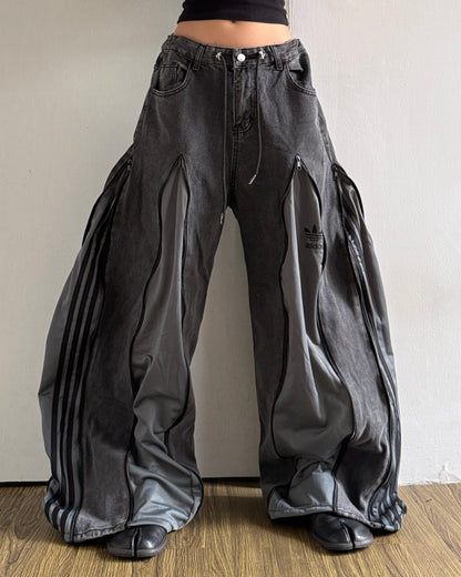 [BIG SIZE] Zipper Pants 0258