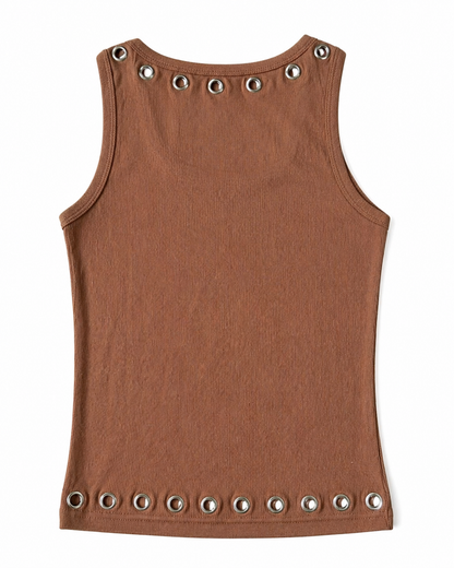 BULLET TANK - BROWN