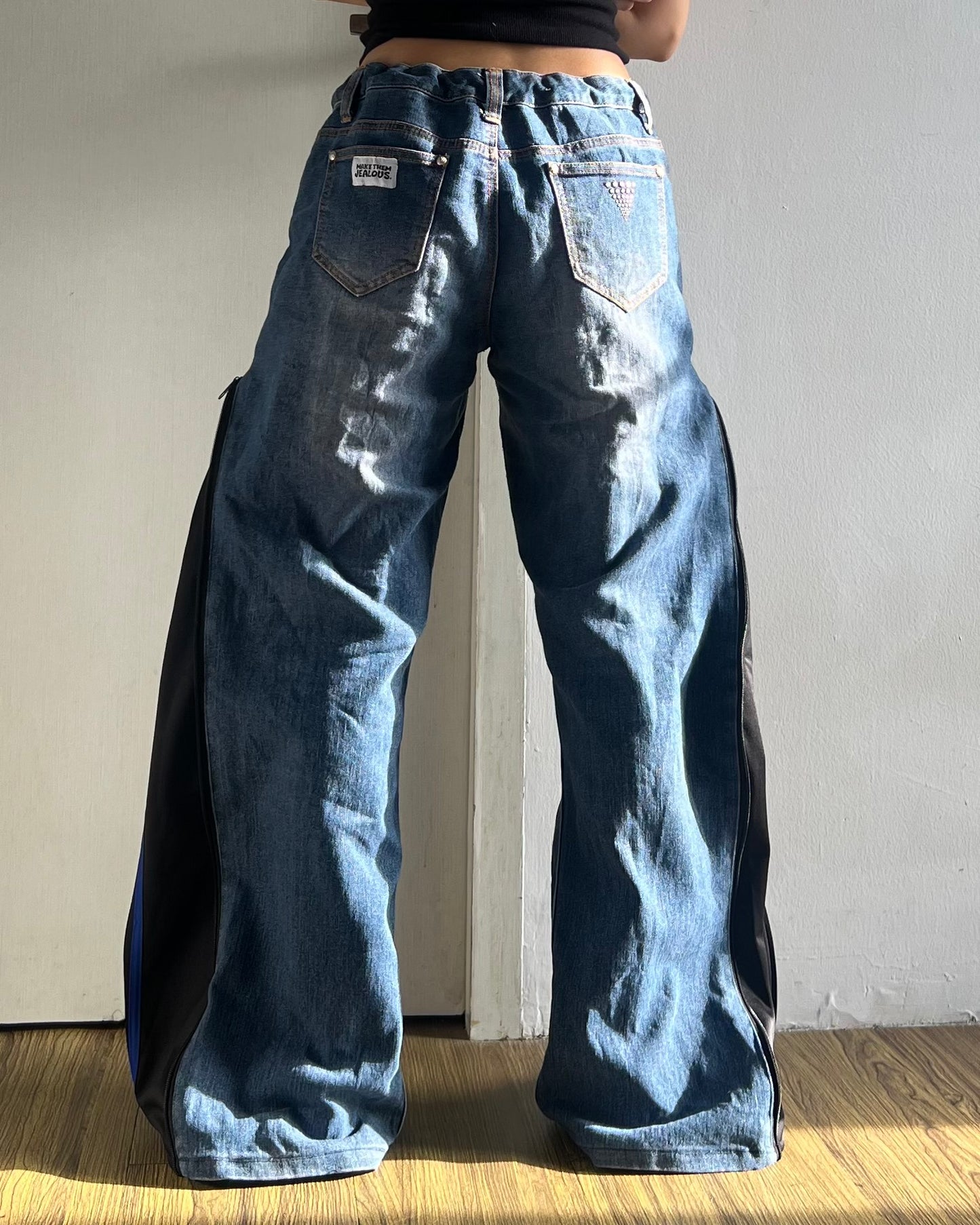 [BIG SIZE] Zipper Pants 0201