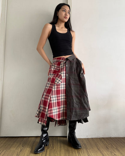 Button-up Maxi Skirt 059