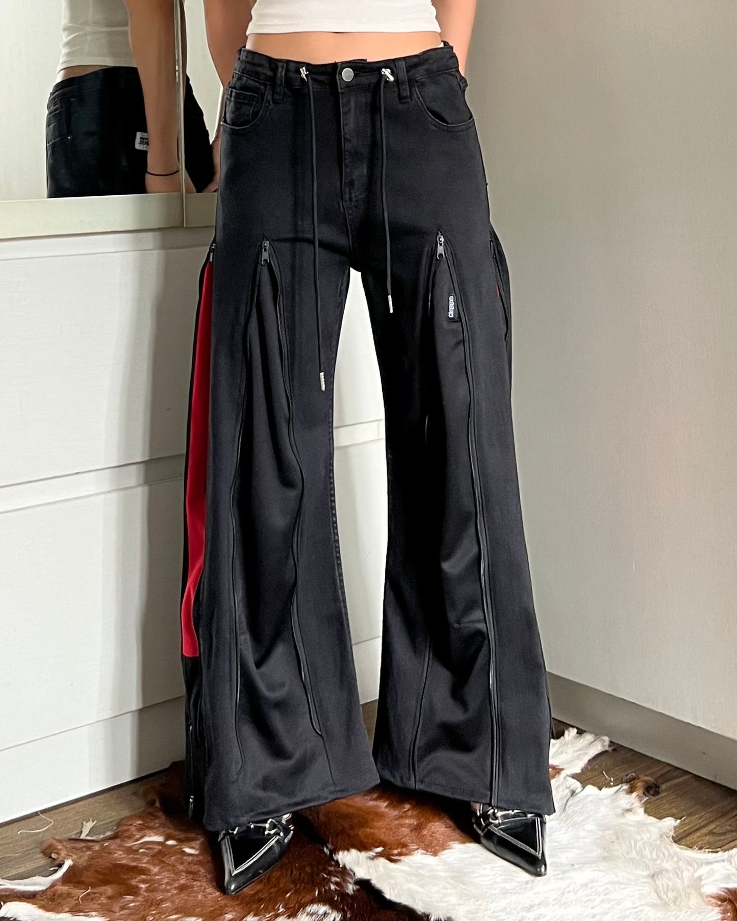 Zipper Pants 048