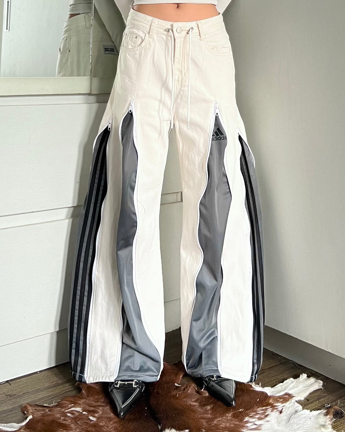 Zipper Pants 075