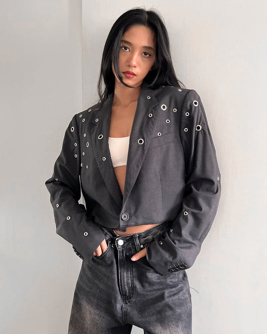 Eyelet Blazer 003