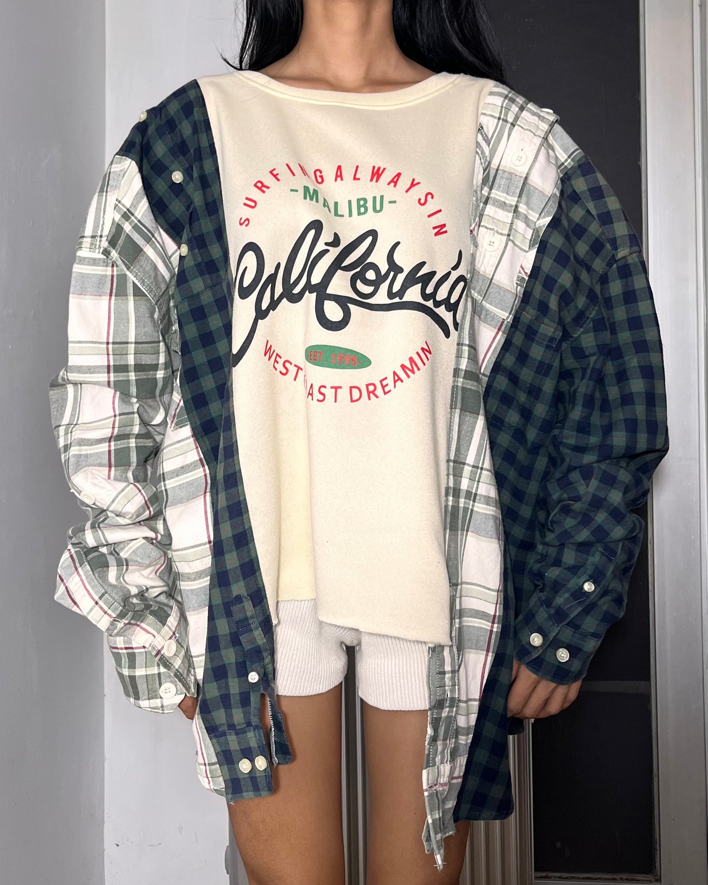 Deconstructed Flannel Shirt 013