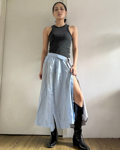 Button-up Maxi Skirt 084