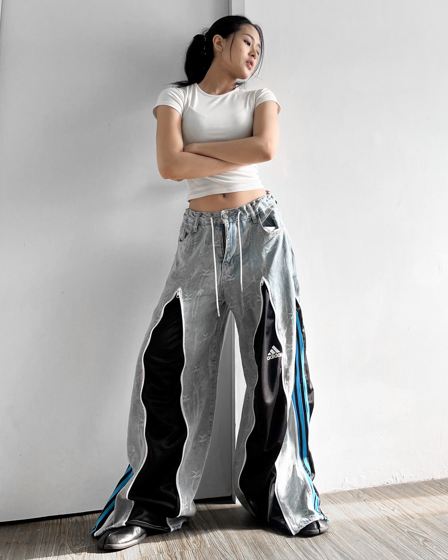 [BIG SIZE] Zipper Pants 0179