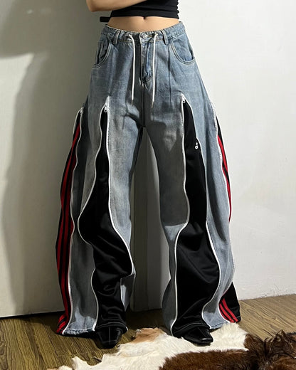 [BIG SIZE] Zipper Pants 0165