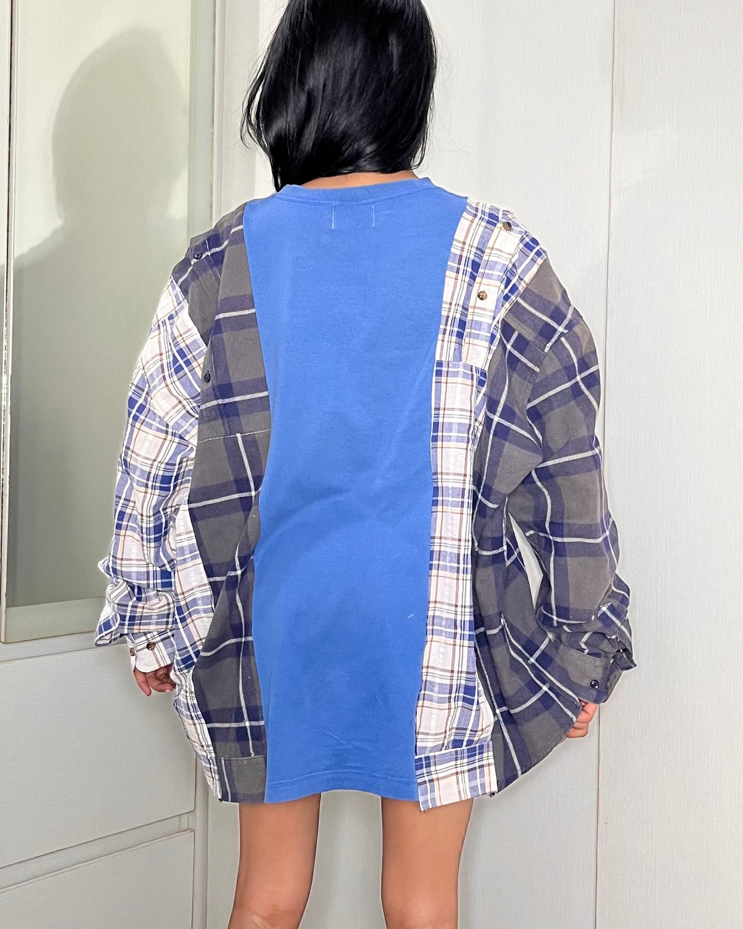Deconstructed Flannel Shirt 002