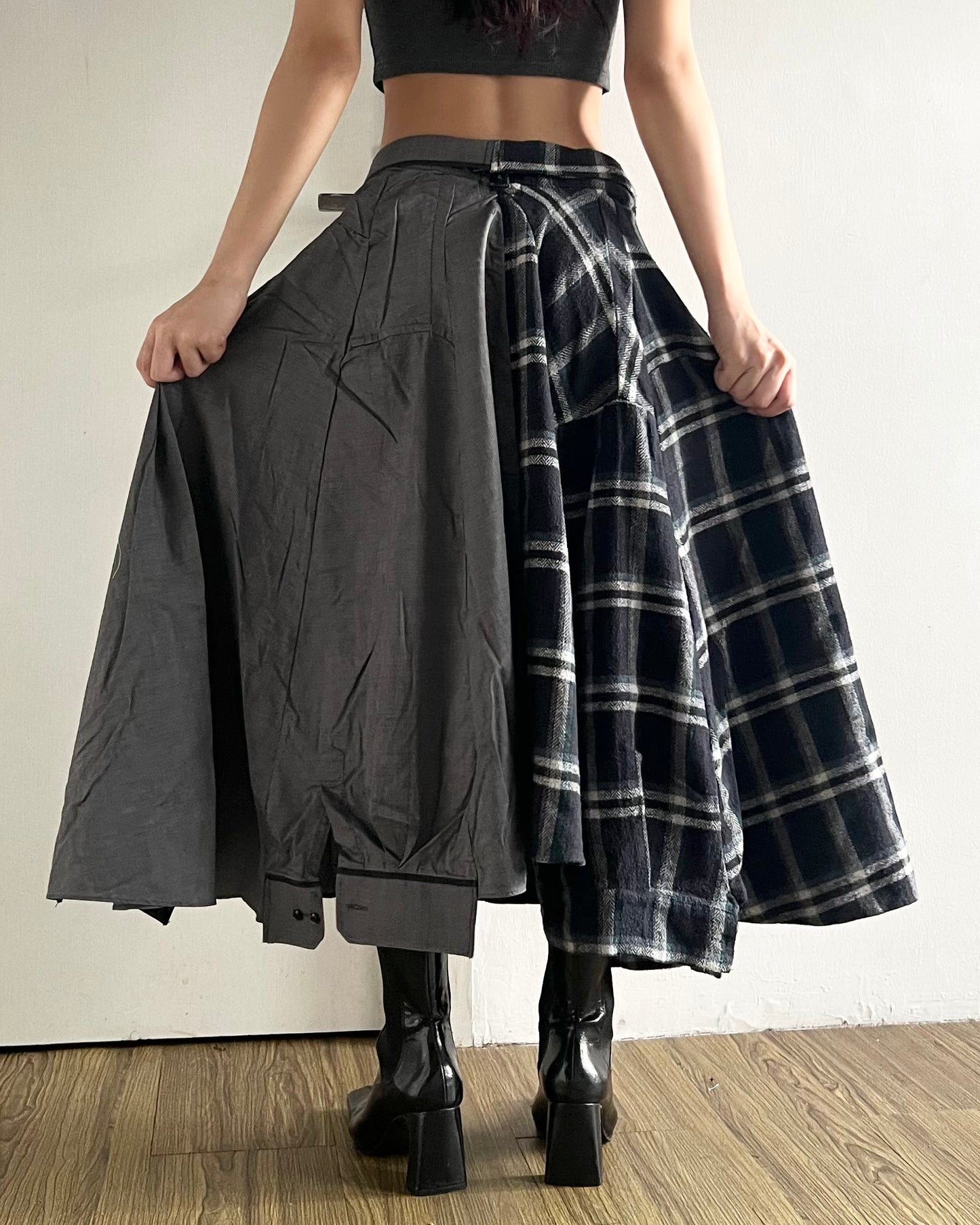 Button-up Maxi Skirt 036