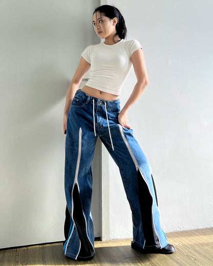[BIG SIZE] Zipper Pants 0183