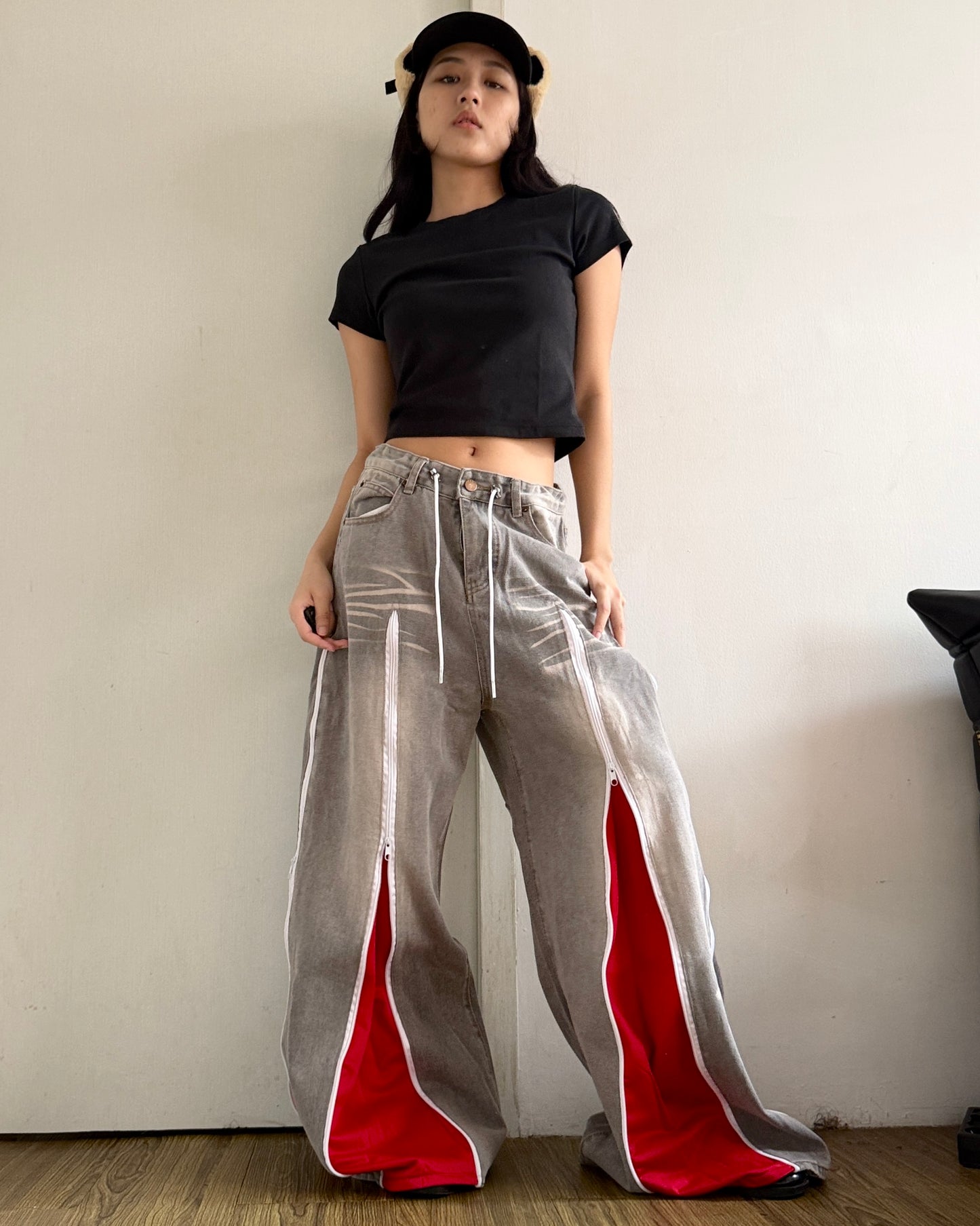 [BIG SIZE] Zipper Pants 0303