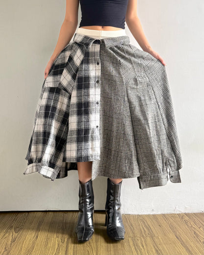 Button-up Maxi Skirt 048