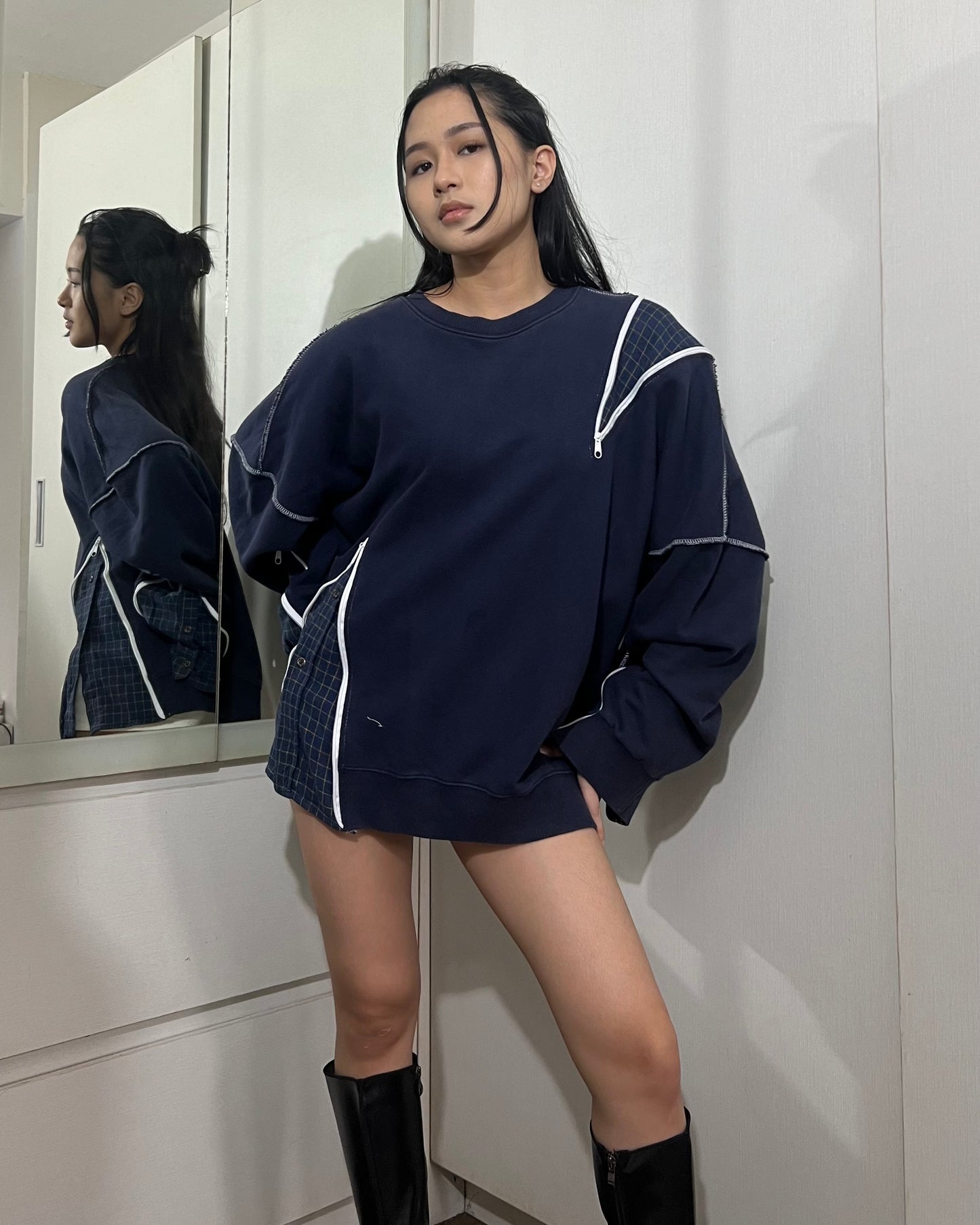 Zipper Sweater 003