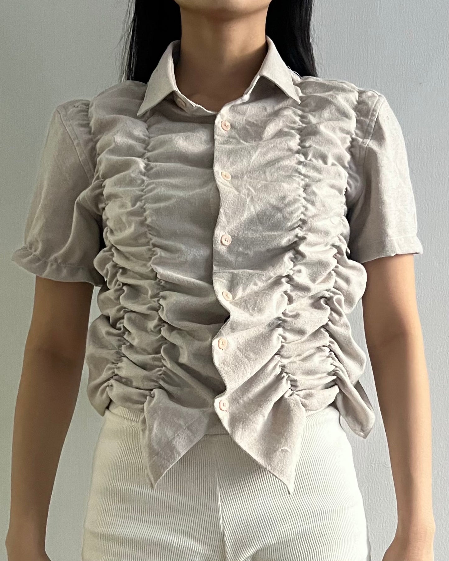 Ruched Shirt 011
