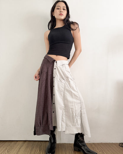 Button-up Maxi Skirt 073